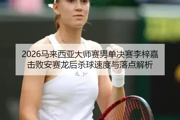 2026马来西亚大师赛男单决赛李梓嘉击败安赛龙后杀球速度与落点解析